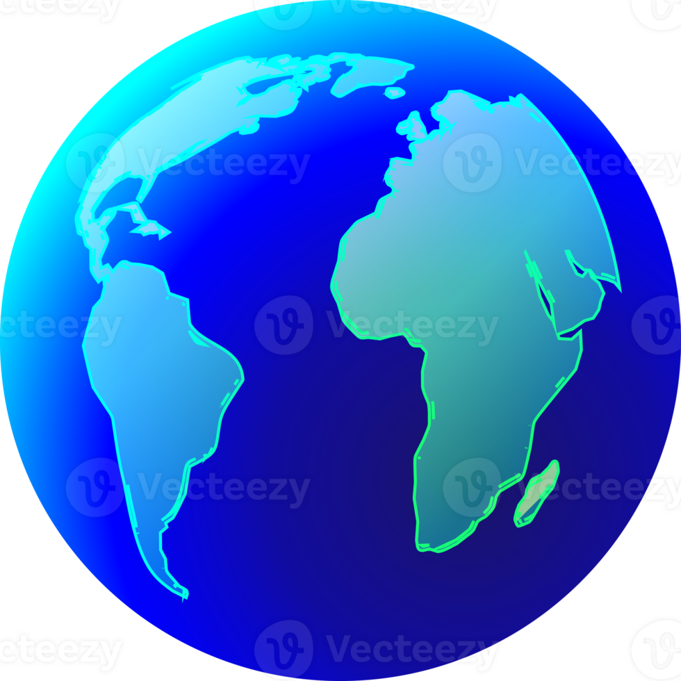 World map global icon abstract graphic design for decoration png