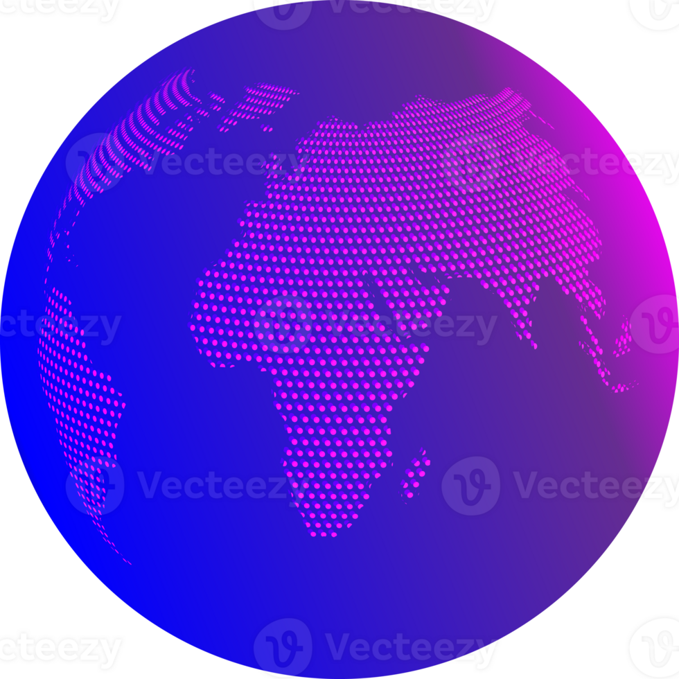 World map global icon abstract graphic design for decoration png
