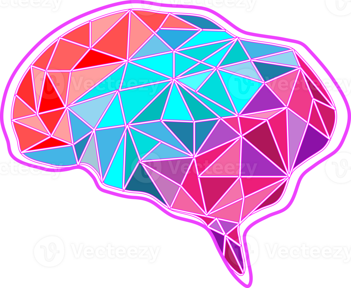 Brain anatomy thinking idea for decoration abstract background png