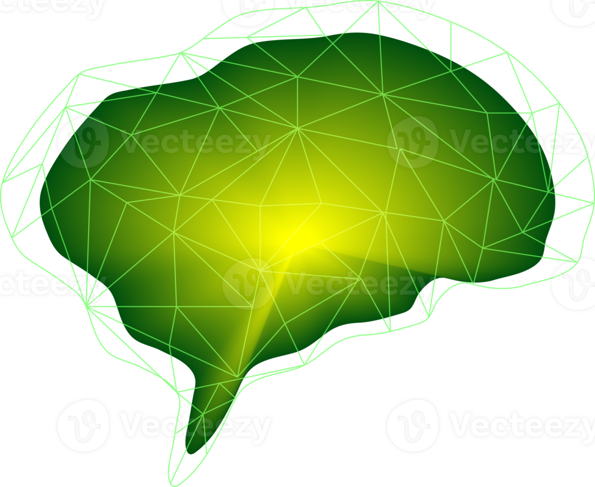 Brain anatomy thinking idea for decoration abstract background png