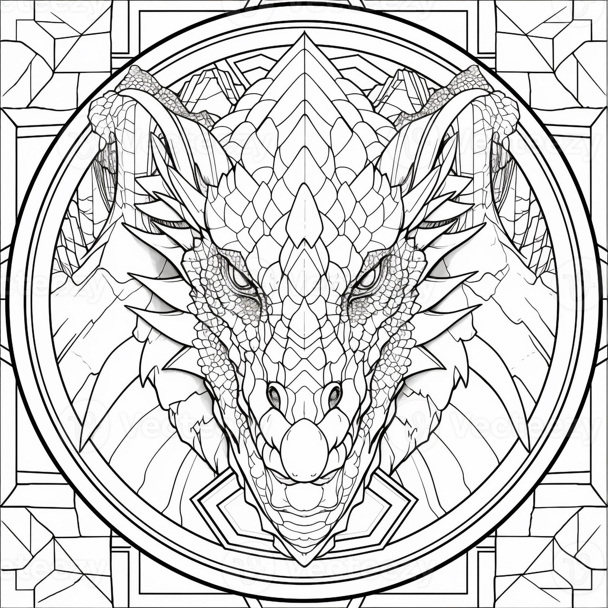 stained-glass-dragon-coloring-pages-26910283-stock-photo-at-vecteezy