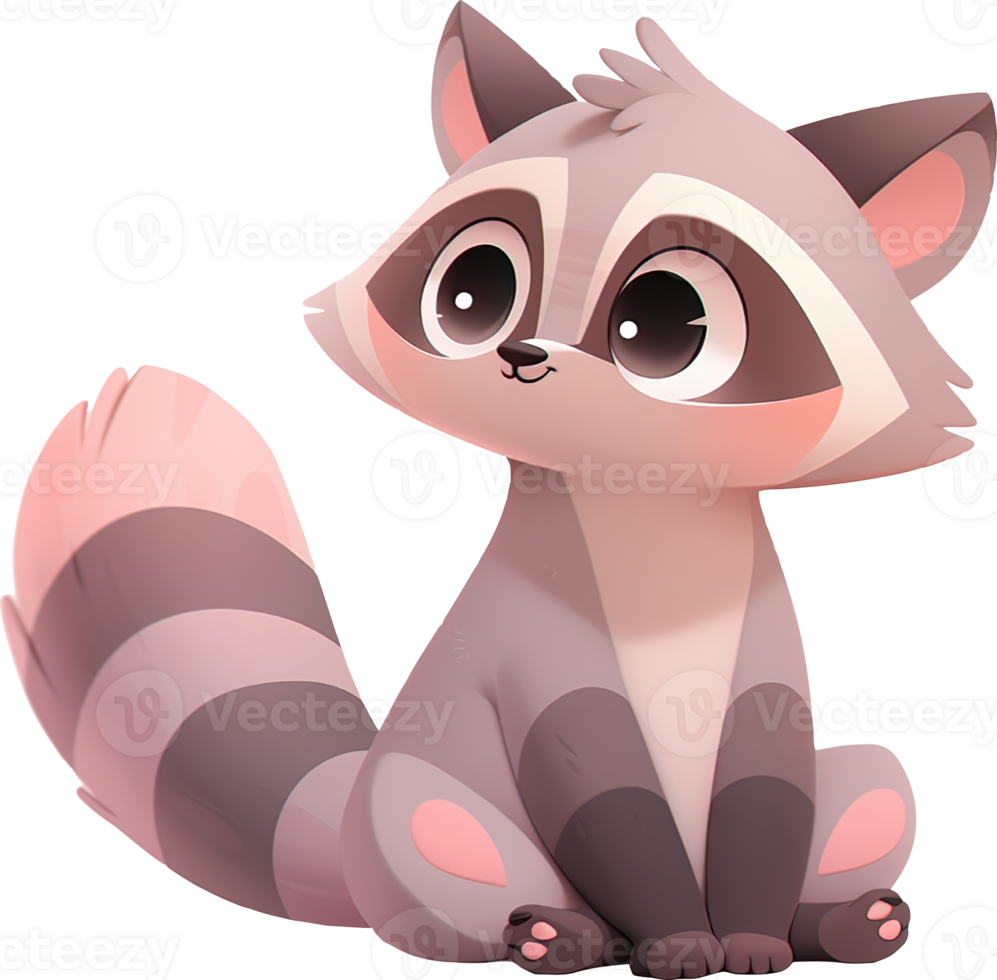 A picture of a cute raccoon with a picture of a raccoon with png