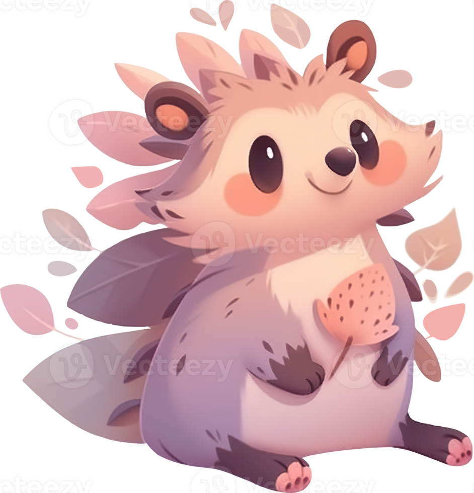 A cartoon character with wings and wings on a white background with png