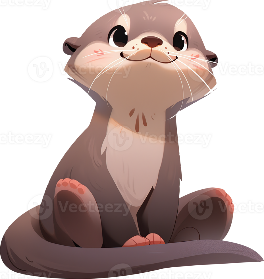 Otter Adventures Exploring the World of Aquatic Life with png