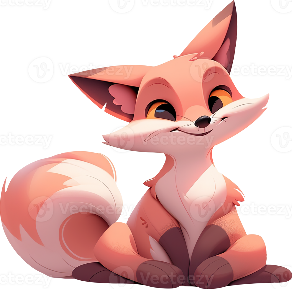 Cunning Canines Enchanting Moments with Foxes with AI Generated