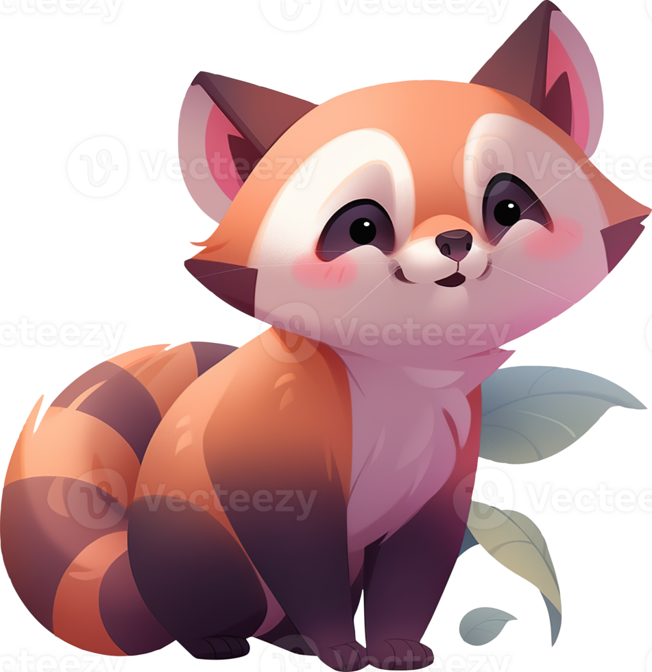 Adorable Red Pandas Captivating Moments in the Trees with AI Generated