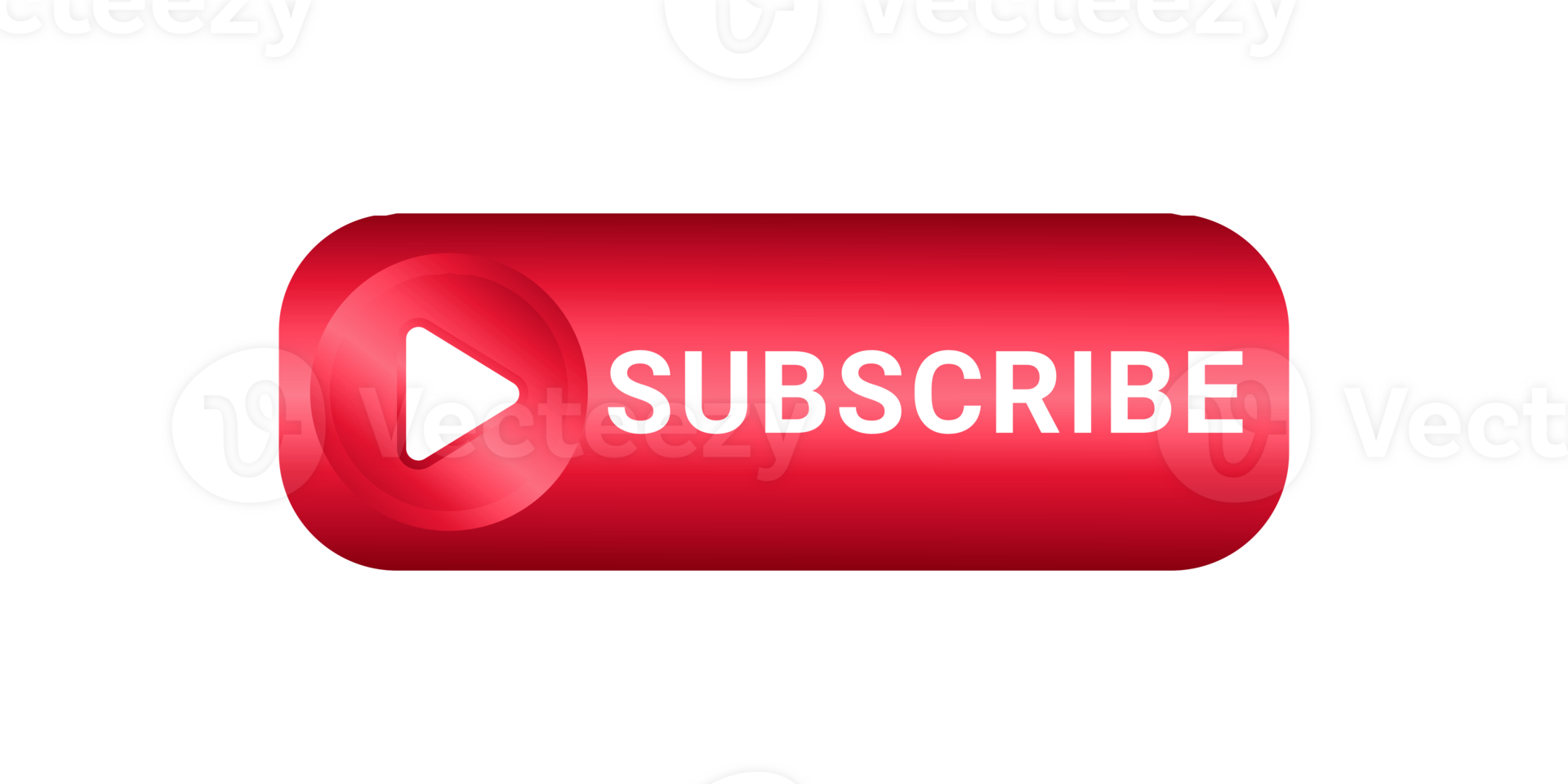 subscribe button icon red transparent background png