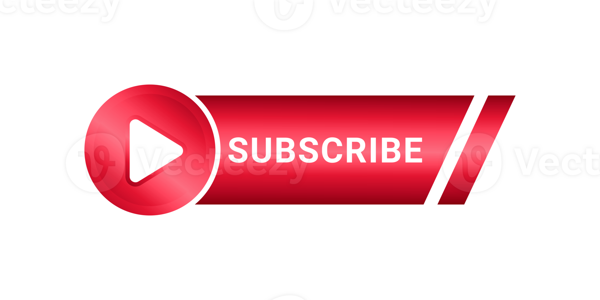 subscribe button icon red transparent background png