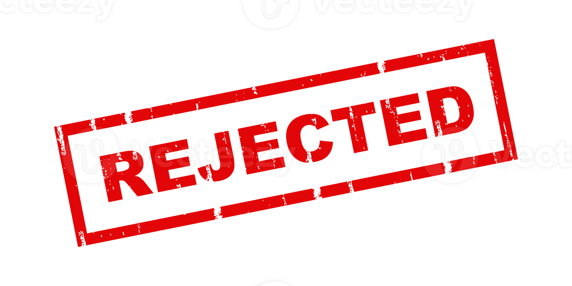 letter rejected transparent template red stamp design png