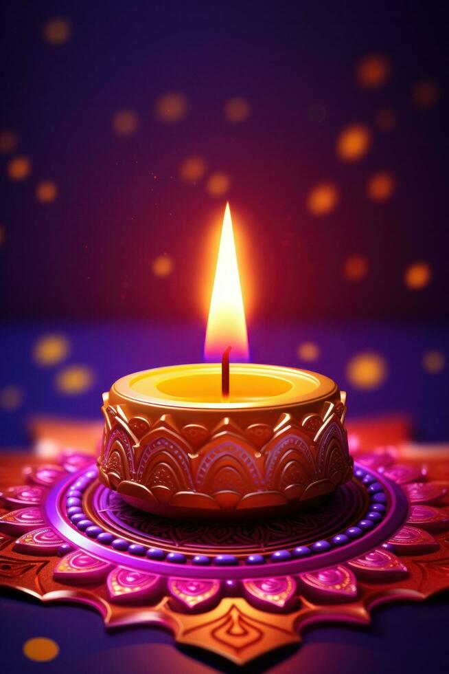 Diwali holiday background photo