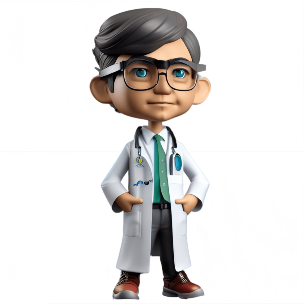 smiling doctor with stethoscope png