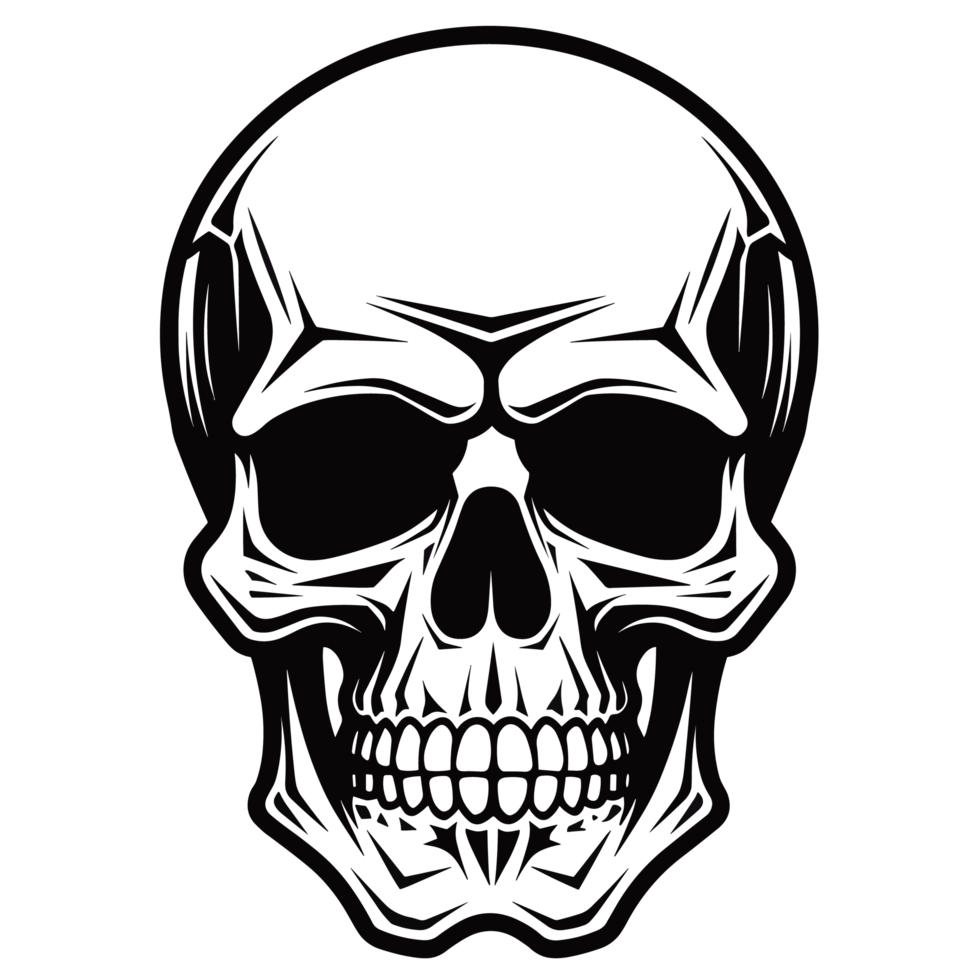 Skull Silhouette - png