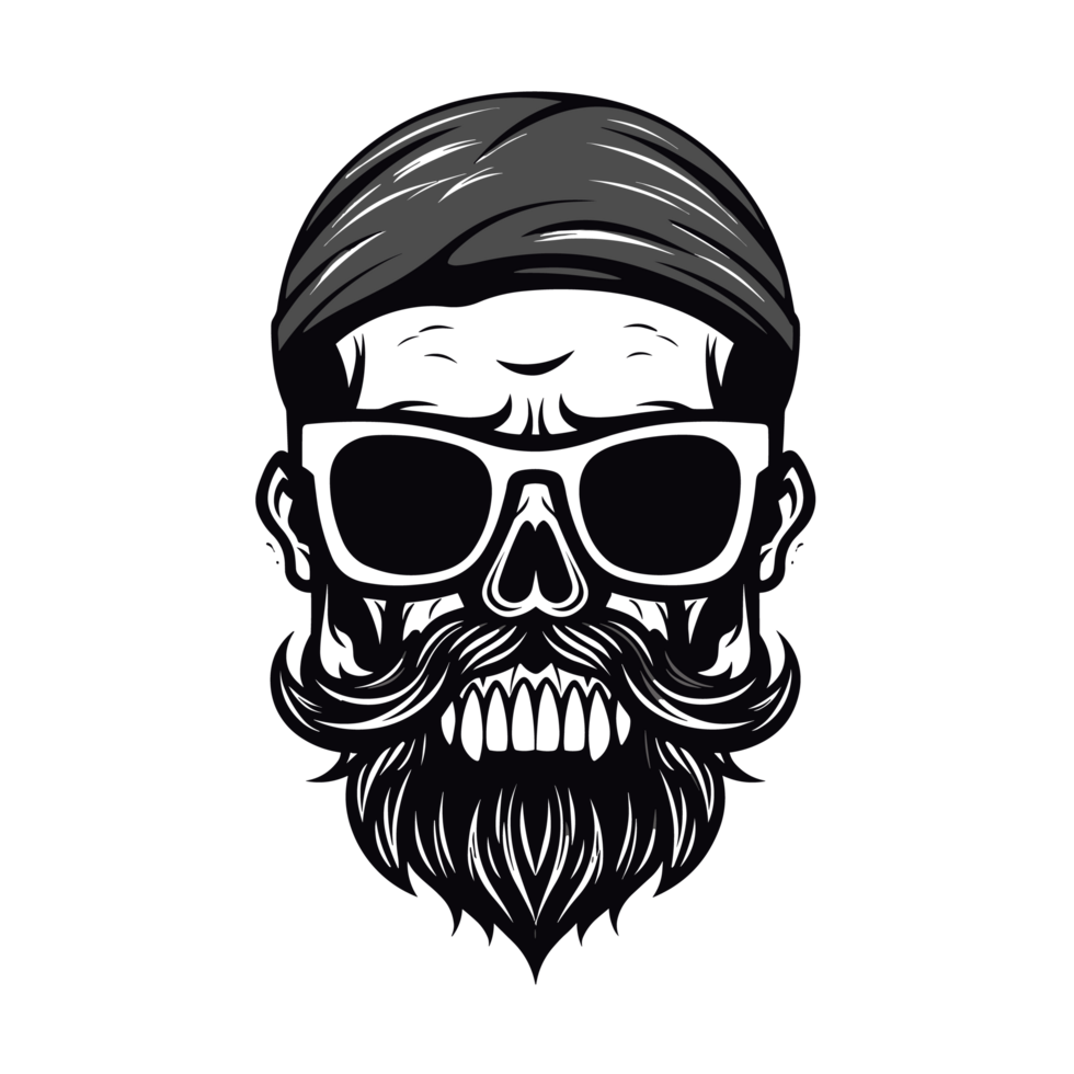 Skull Silhouette - png