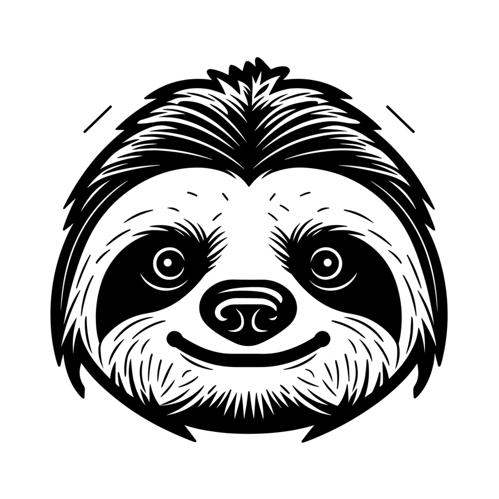 Sloth Silhouette - png