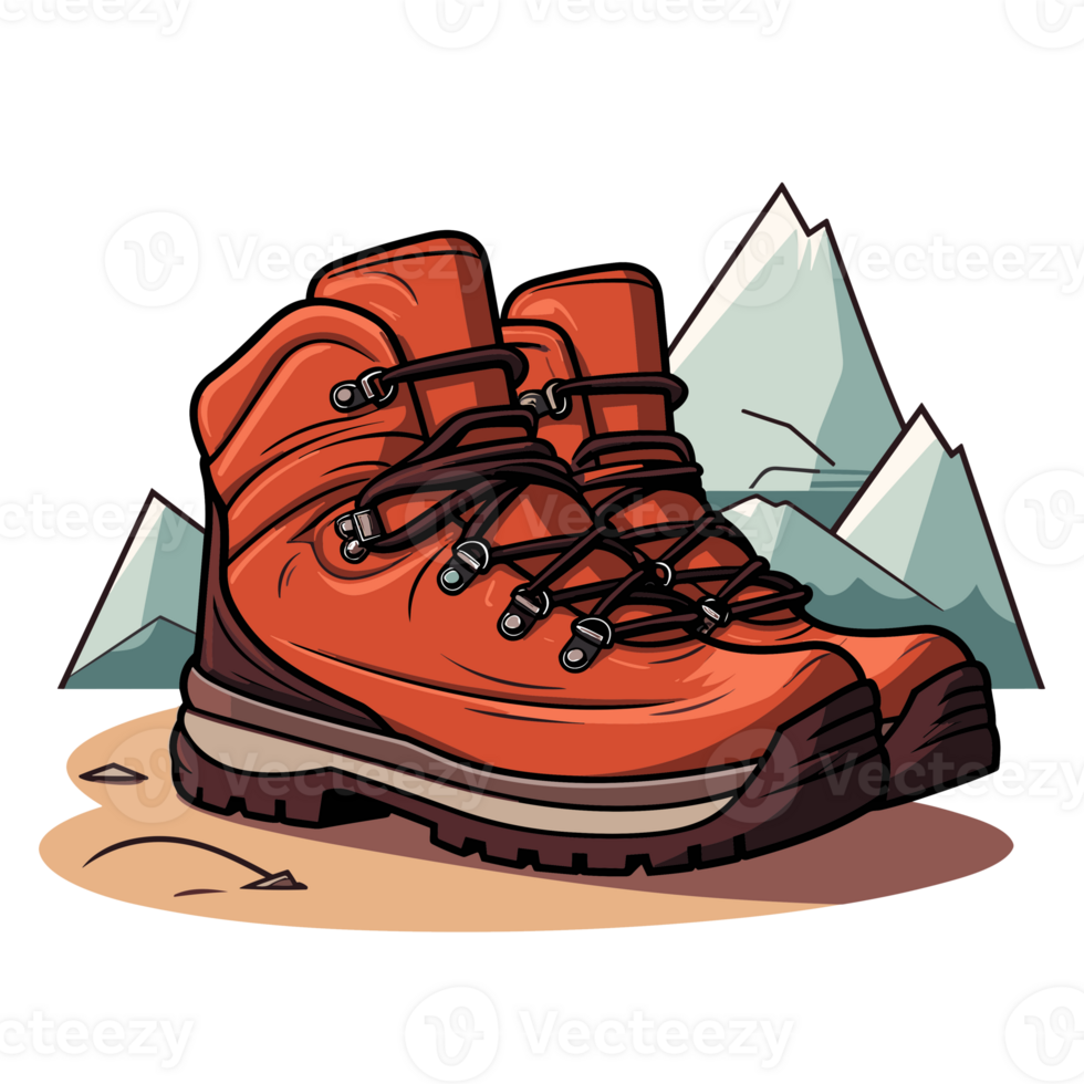 Hiking Boot - Generative Ai png