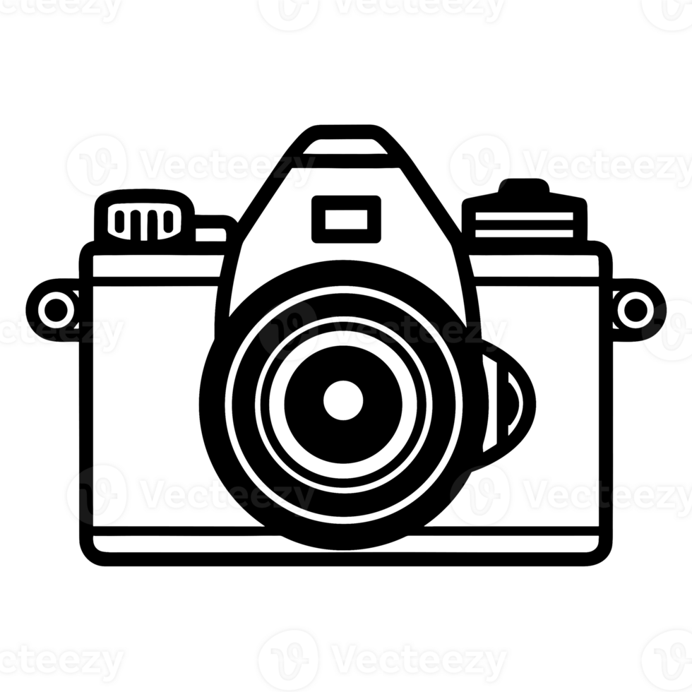 Beautiful Camera Silhouette - Generative Ai png