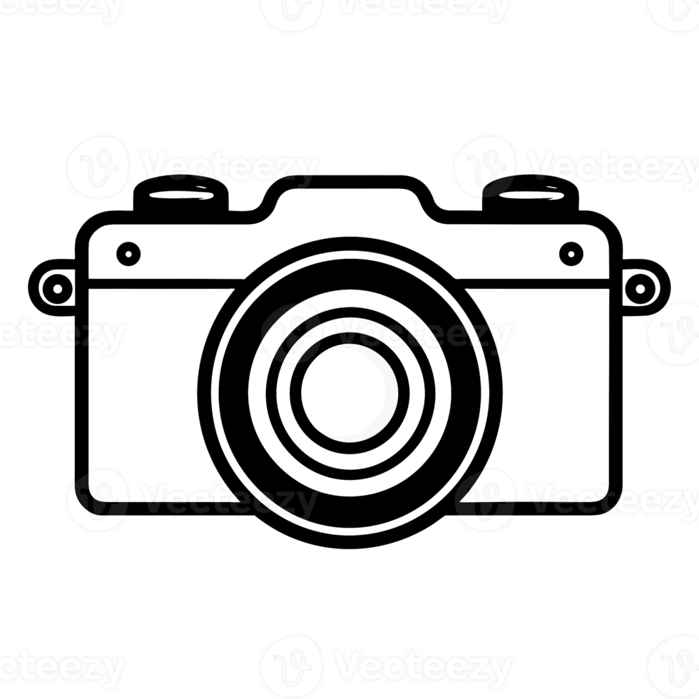 Beautiful Camera Silhouette - Generative Ai png