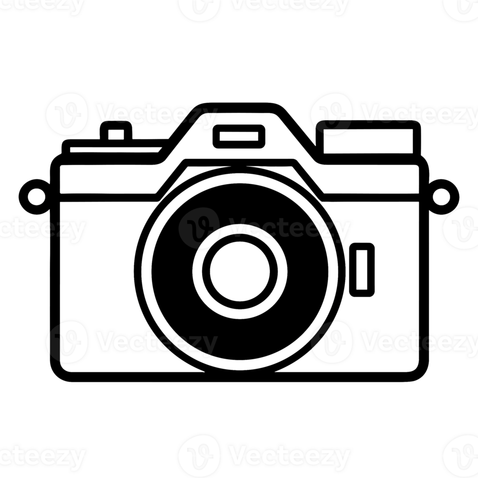 Beautiful Camera Silhouette - Generative Ai png