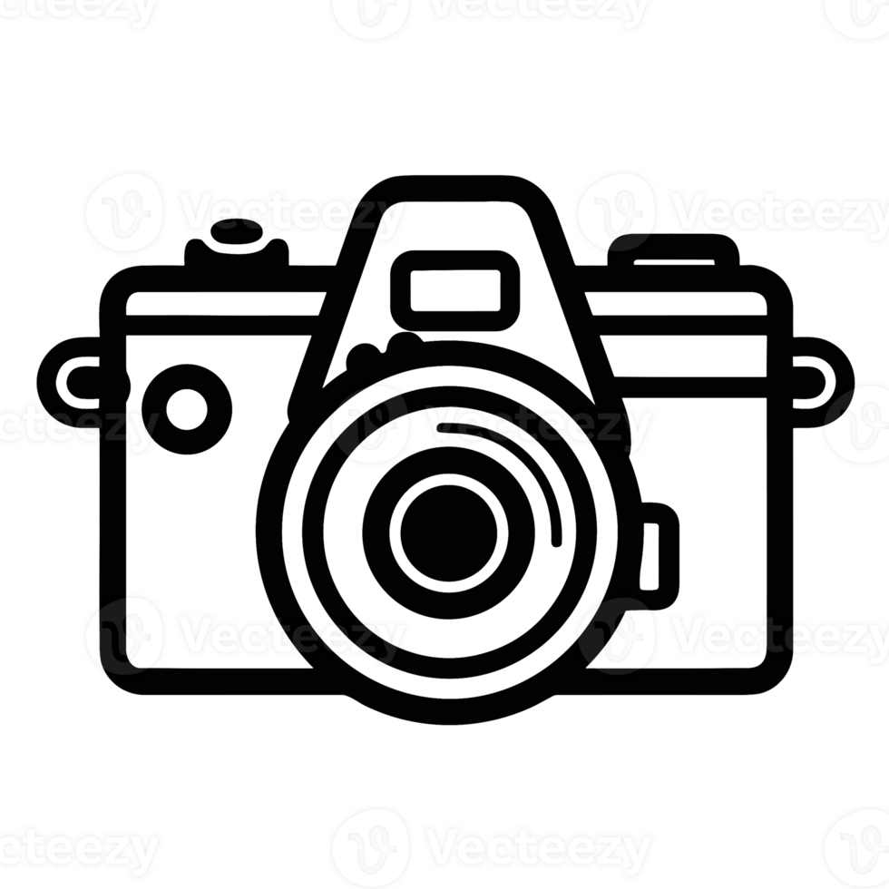 bellissimo telecamera silhouette - generativo ai png