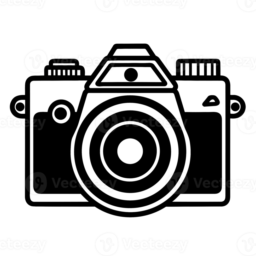 Beautiful Camera Silhouette - Generative Ai png