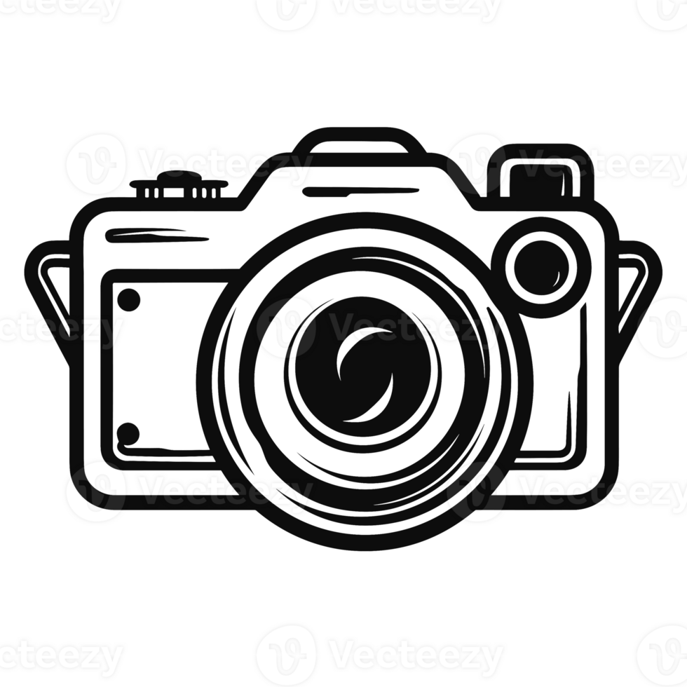 Beautiful Camera Silhouette - Generative Ai png