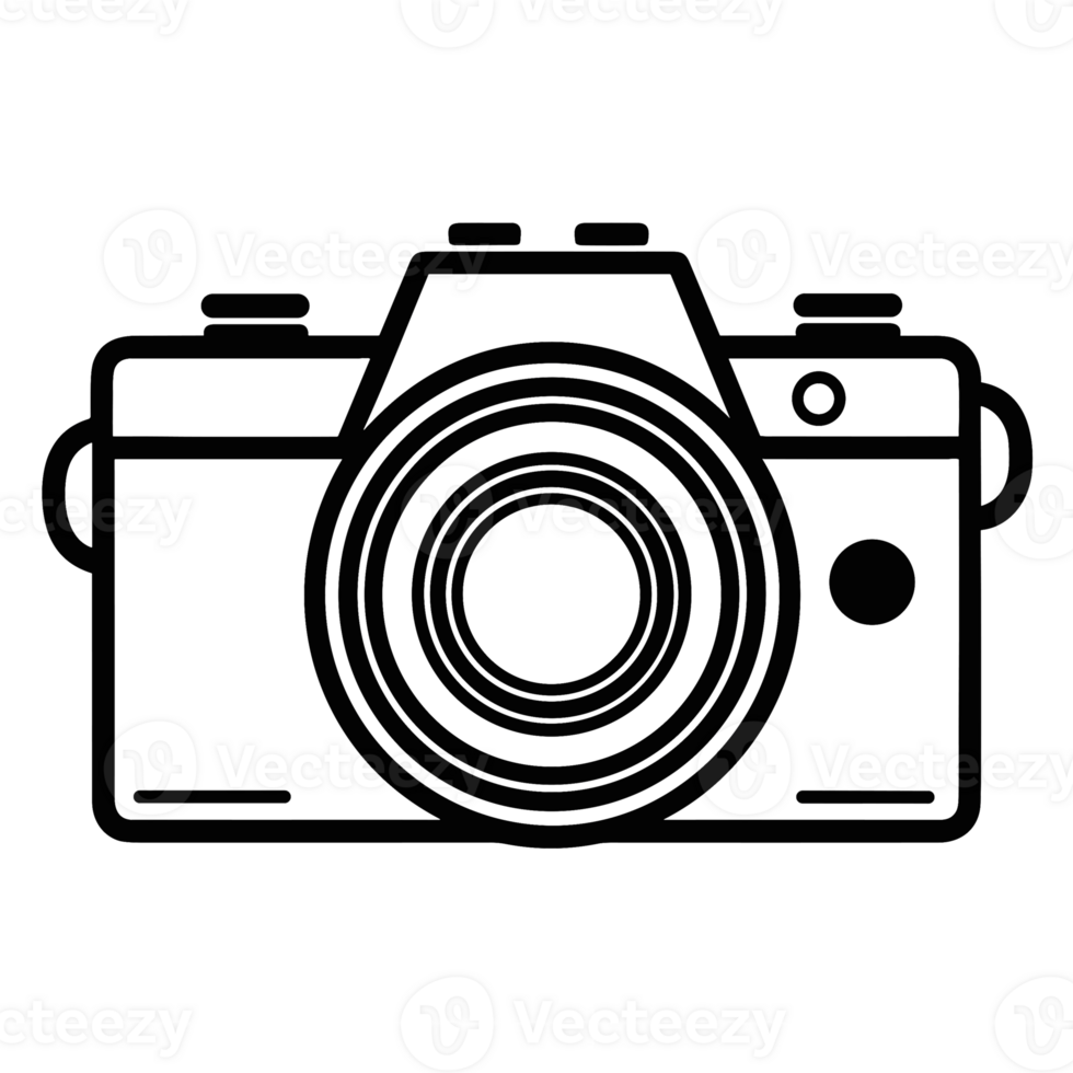 Beautiful Camera Silhouette - Generative Ai png