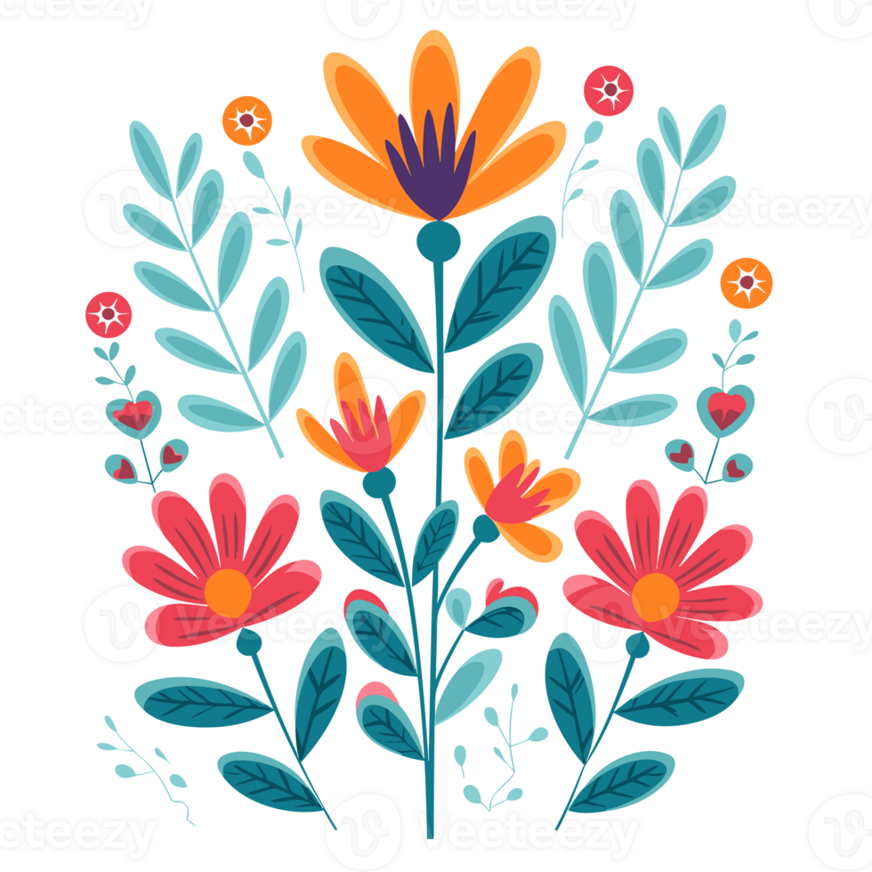 Beautiful Flower Design - Generative Ai png