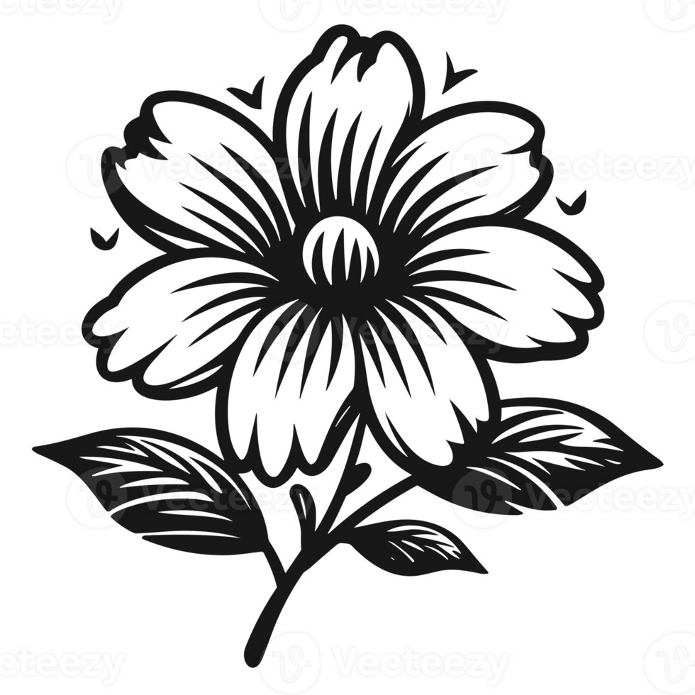 Beautiful Flower Design - Generative Ai png
