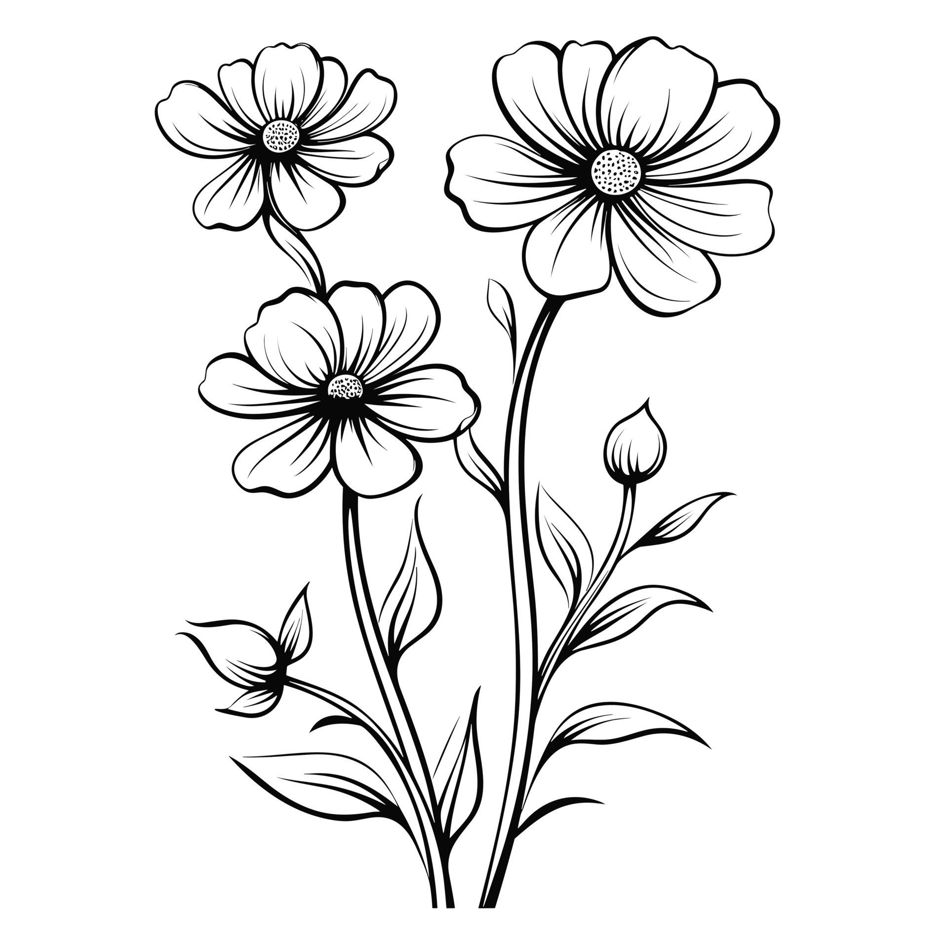 Beautiful Flower Design - Generative Ai 26912323 PNG