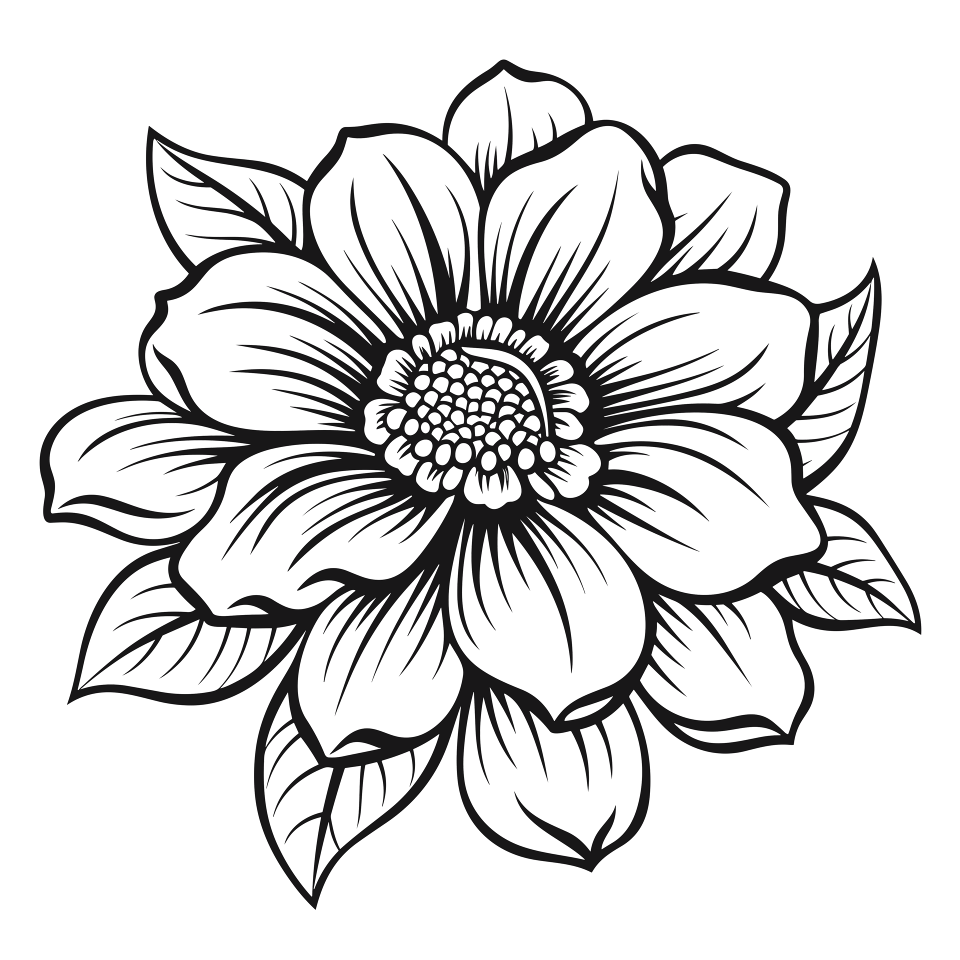 Beautiful Flower Design - Generative Ai 26912327 PNG