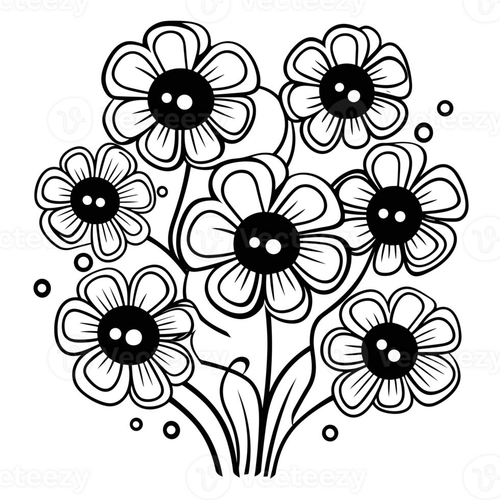 Beautiful Flower Clipart - Generative Ai png