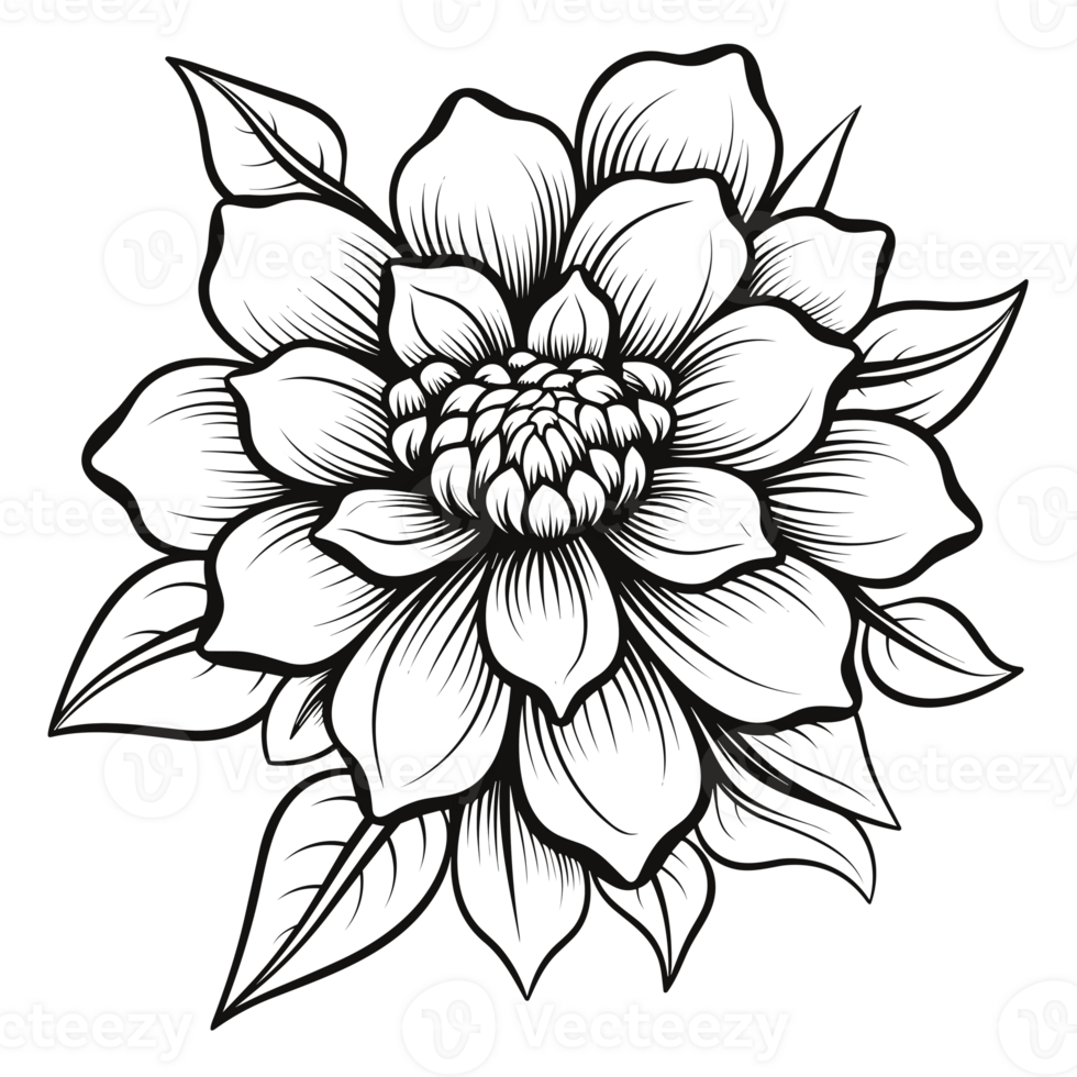 Beautiful Flower Clipart - Generative Ai png