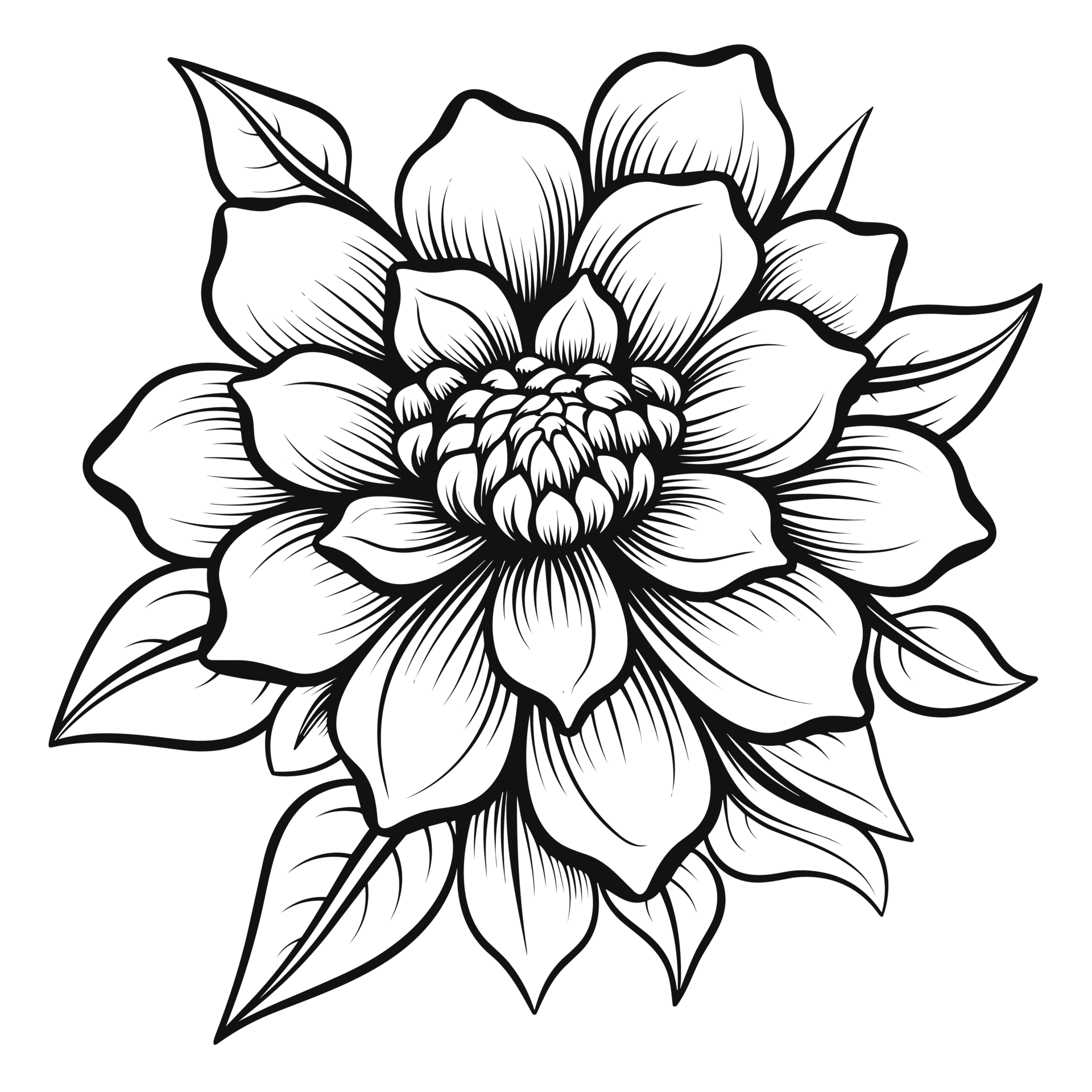 Beautiful Flower Clipart - Generative Ai 26912359 PNG