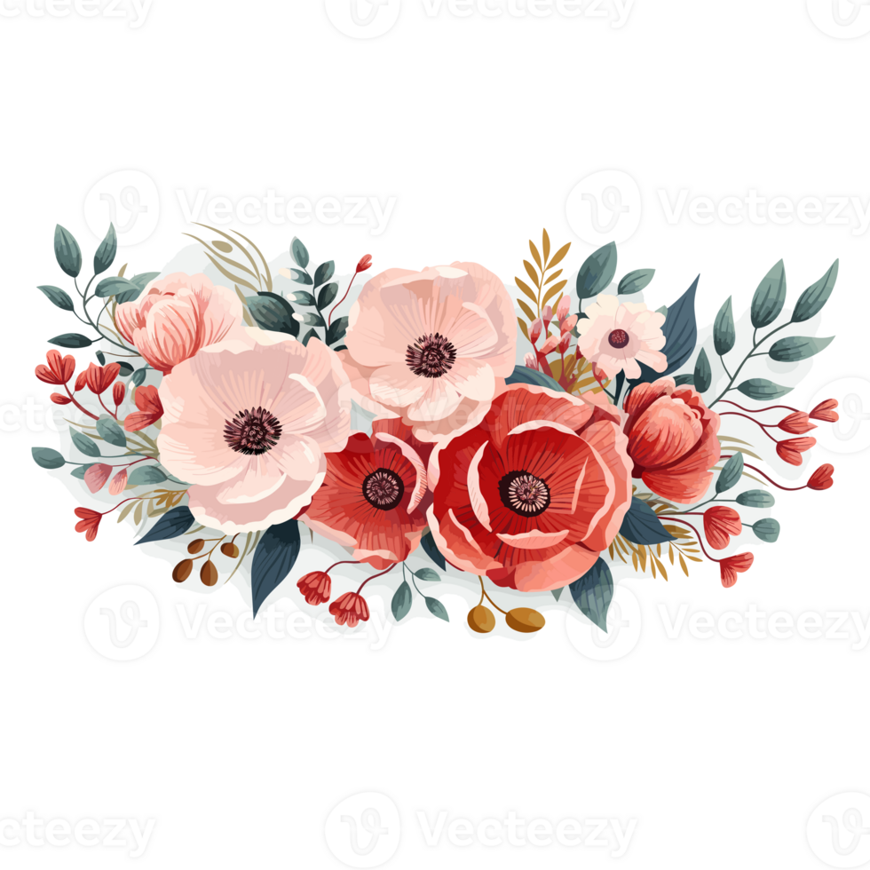 bellissimo fiore clipart - generativo ai png