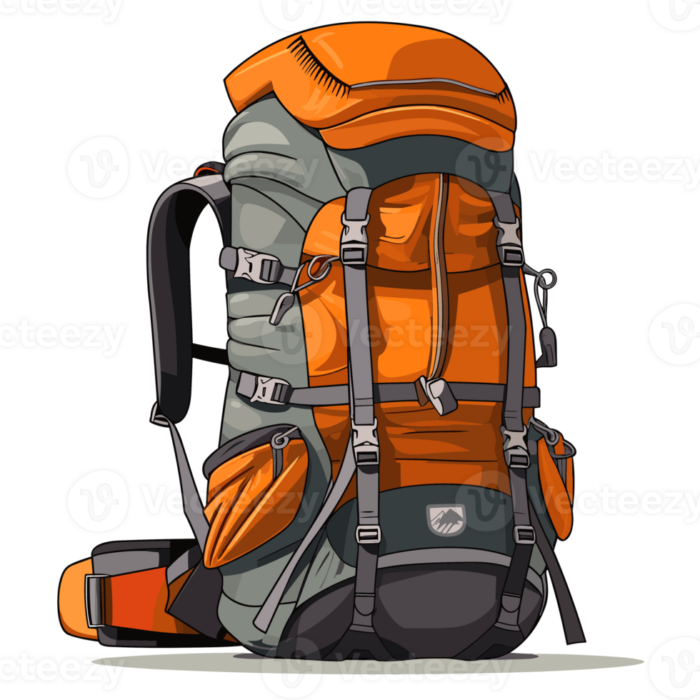 Hiking Backpack Clipart Generative Ai 26912558 PNG