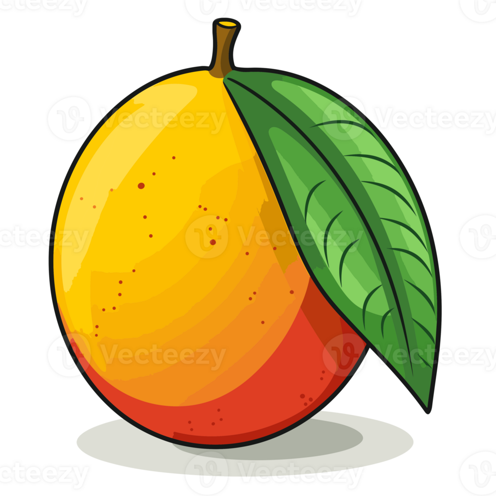 Beautiful Mango Clipart - Generative Ai png