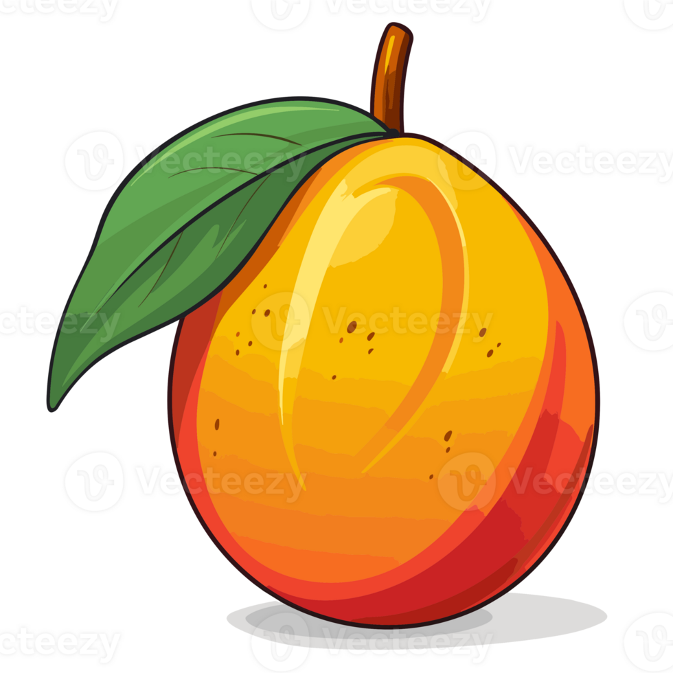 Beautiful Mango Clipart - Generative Ai png