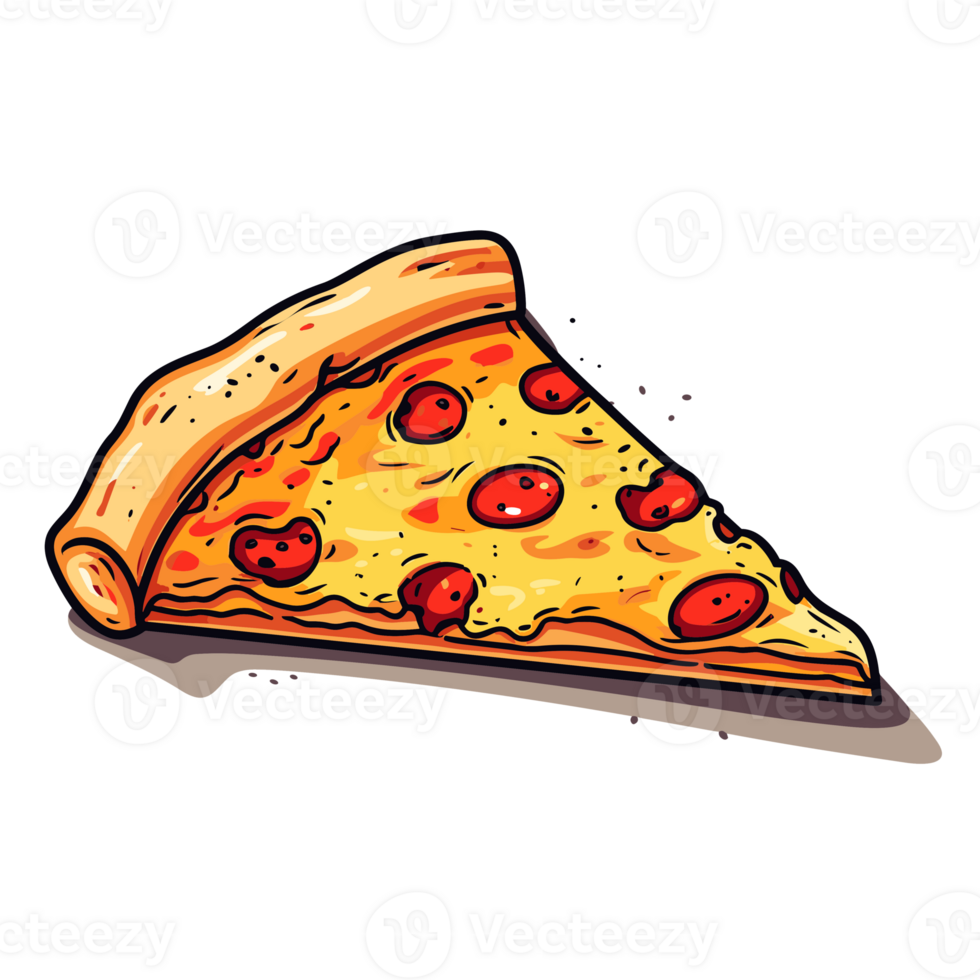 Beautiful Pizza Slice Clipart Generative Ai 26912666 PNG