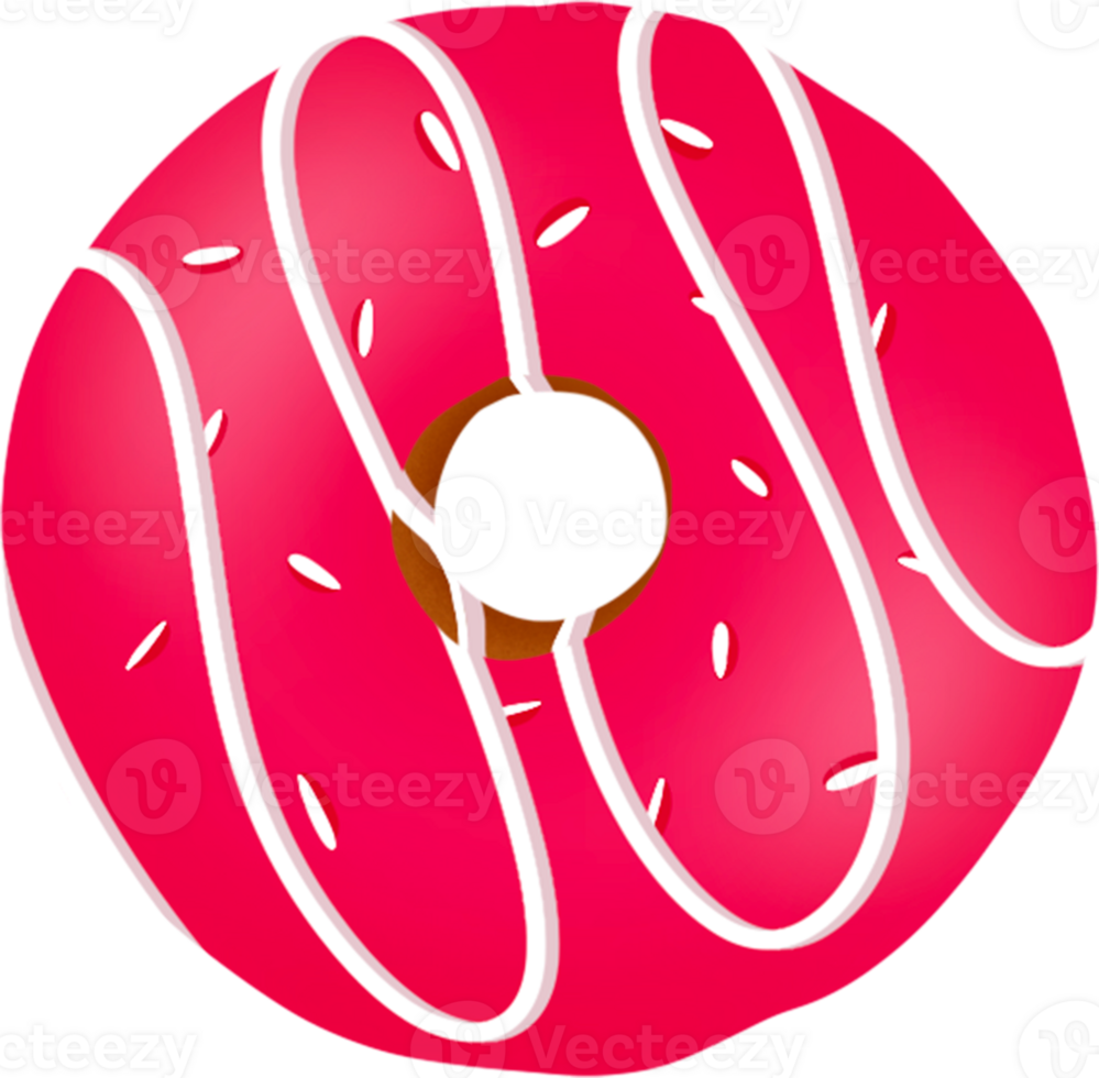 strawberry doughnut, donut png