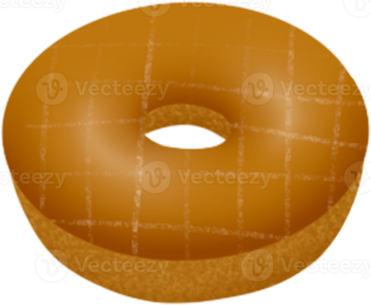 caramel cream doughnut, donut png