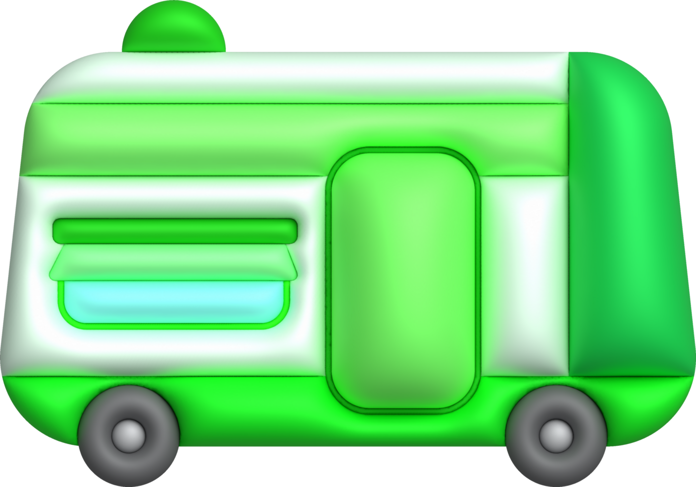 3d illustrazione campeggio caravan macchine e rimorchi veicoli di viaggio roulotte per camper. png