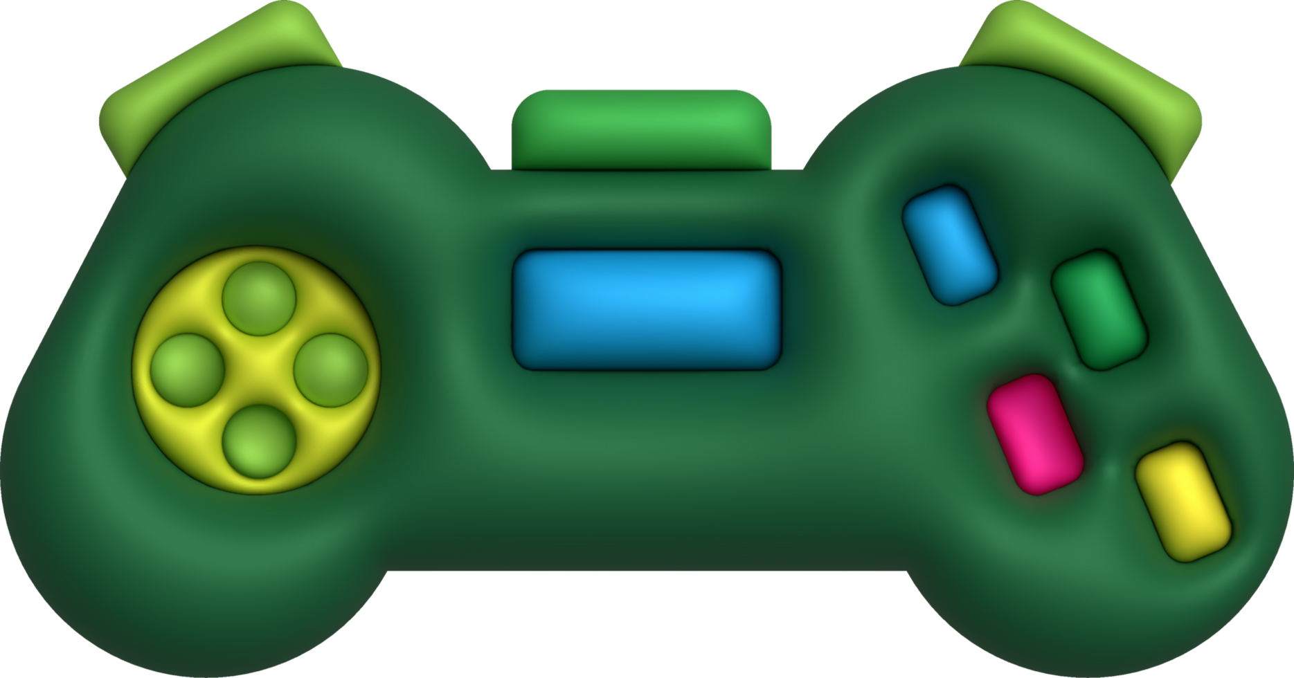 3d ícone controle de video game controle jogos console ou jogos controlador  computador jogo. minimalista desenho animado estilo 26914371 PNG