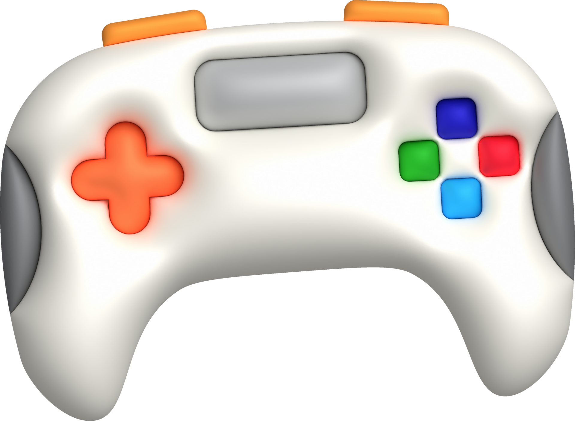 3d ícone controle de video game controle jogos console ou jogos controlador  com exibição tela computador jogo. minimalista desenho animado estilo  26914407 PNG