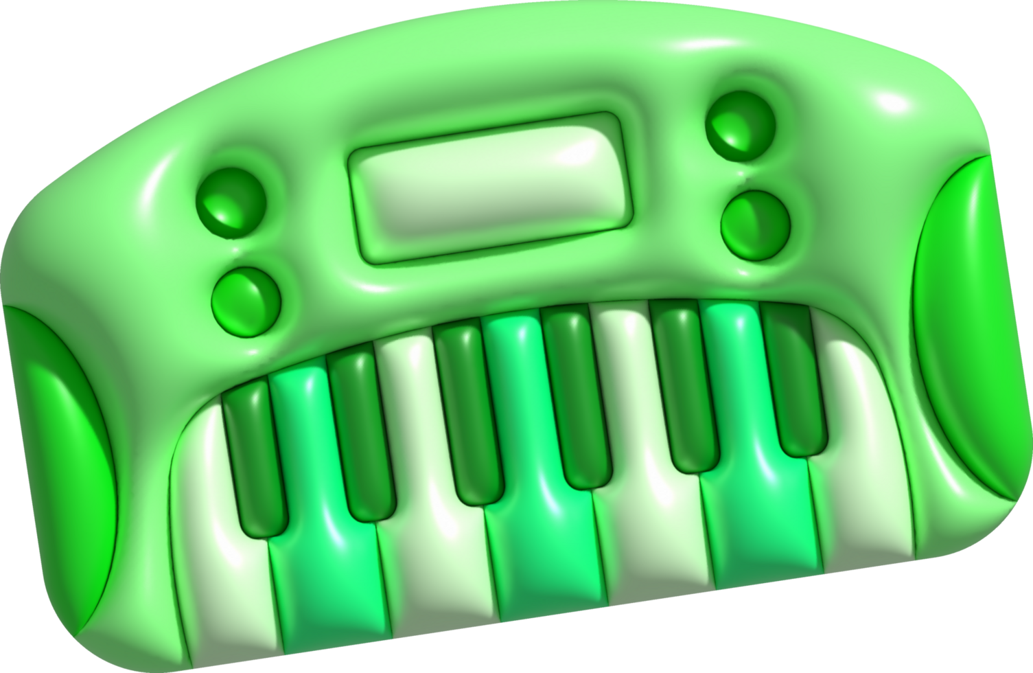 3d icon electrical toy piano keyboard. Kids musical electronic. Funny children's toy png