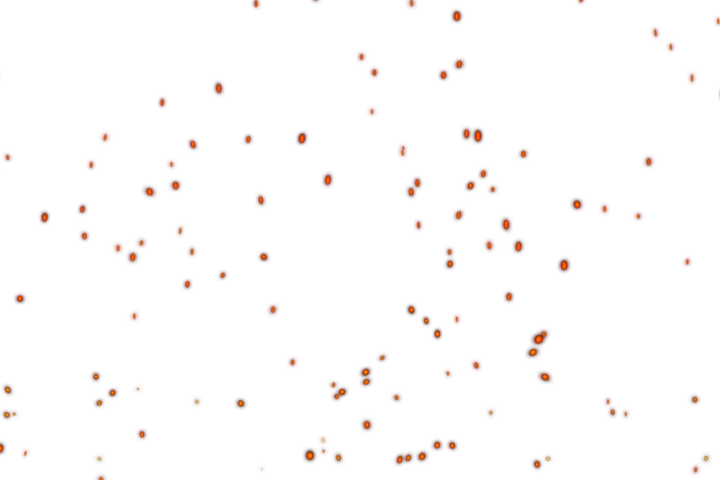 Burning orange sparks rise from fire ,Fire Particles png