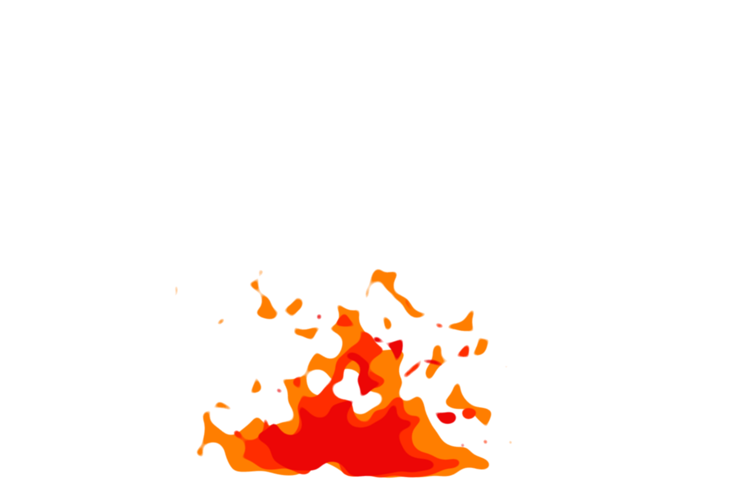 Burning orange sparks rise from fire ,Fire Particles png