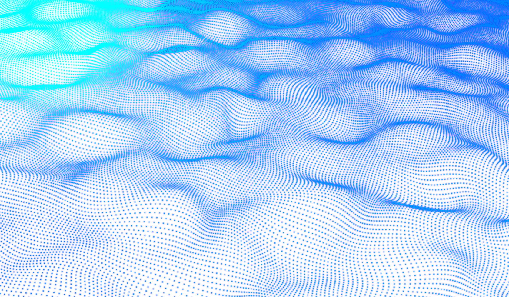 3D abstract digital technology blue light particles wave png