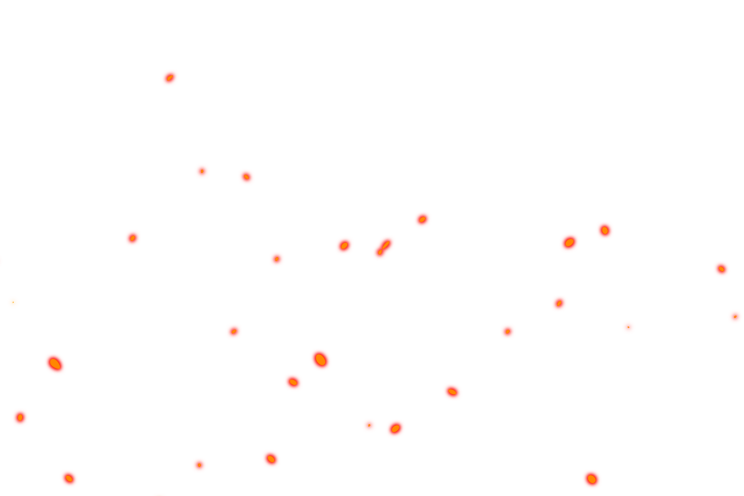 Burning orange sparks rise from fire ,Fire Particles png