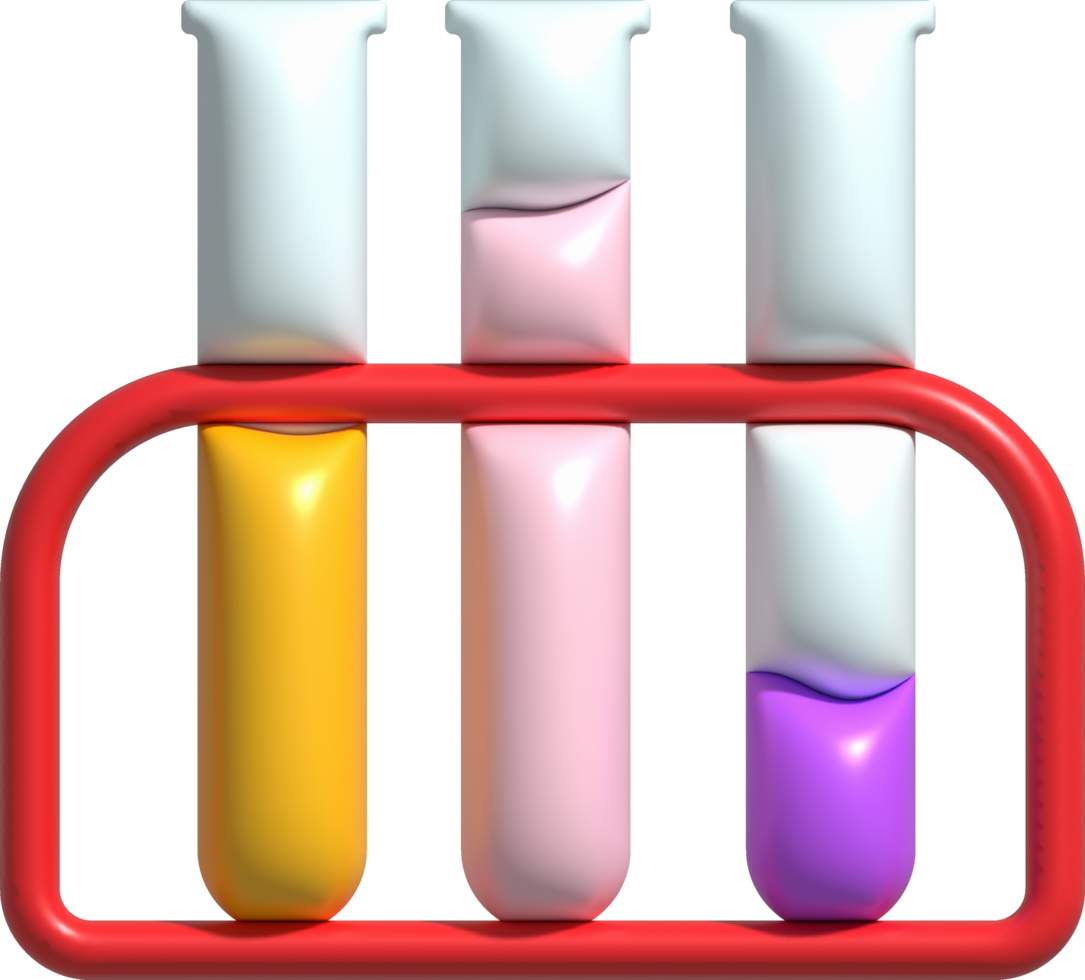 3d Symbol. isoliert Flasche oder Flasche zum Chemie. Labor Glaswaren zum medizinisch oder wissenschaftlich Bildung .minimalistisch Stil Symbole png