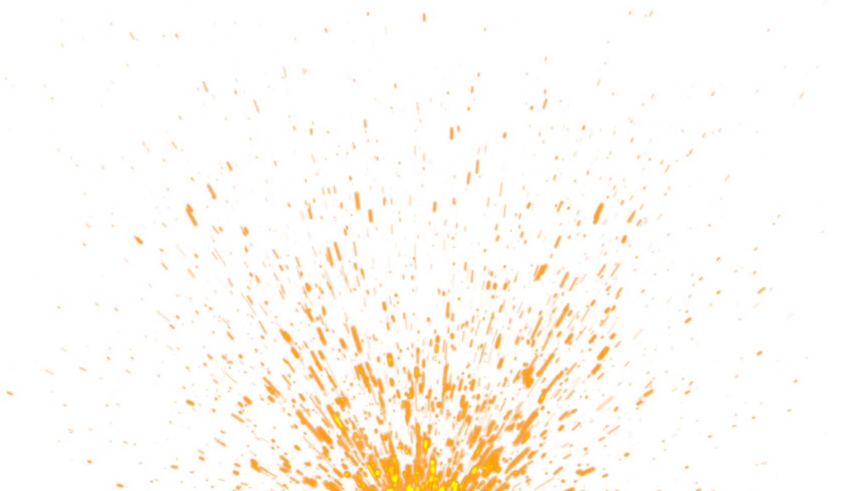 Burning orange sparks rise from fire ,Fire Particles png